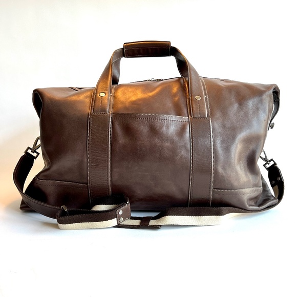 Coach Bags Coach Weekender Vintage Brown Leather Duffle Bag Poshmark